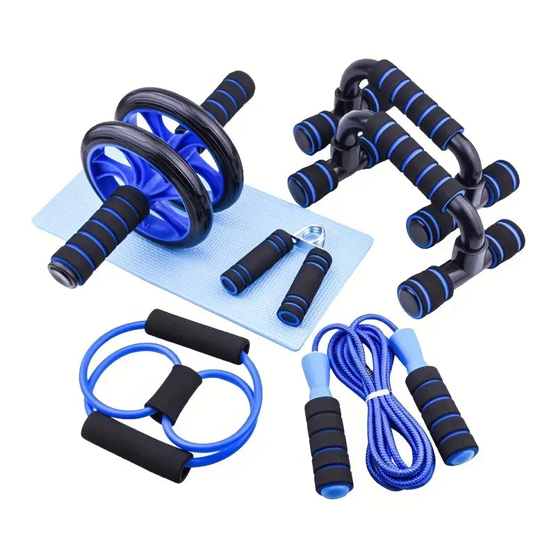 Kit de Fitness Completo – 7 Peças para Treinar em Casa