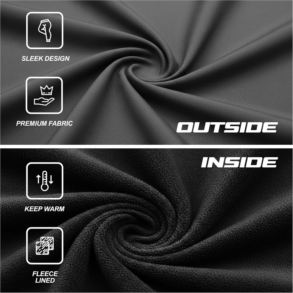 Fleece Lined Leggings 2 Pack High Waisted Leggings