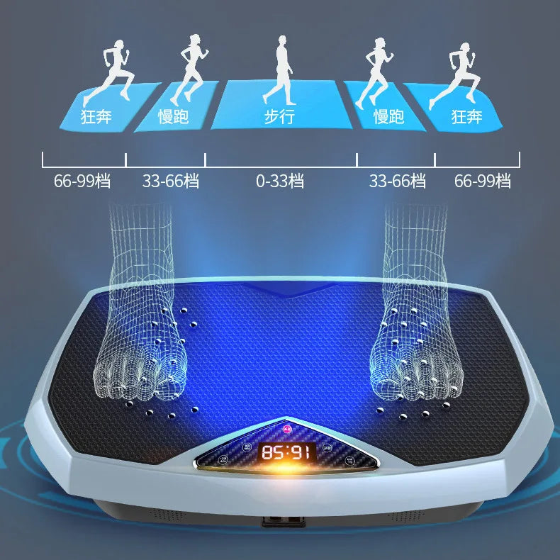 Máquina Vibratória Fitness – Massagem, Circulação e Queima de Gordura