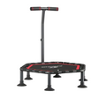 Trampolim Indoor Silencioso com Corrimão – Cardio de Baixo Impacto